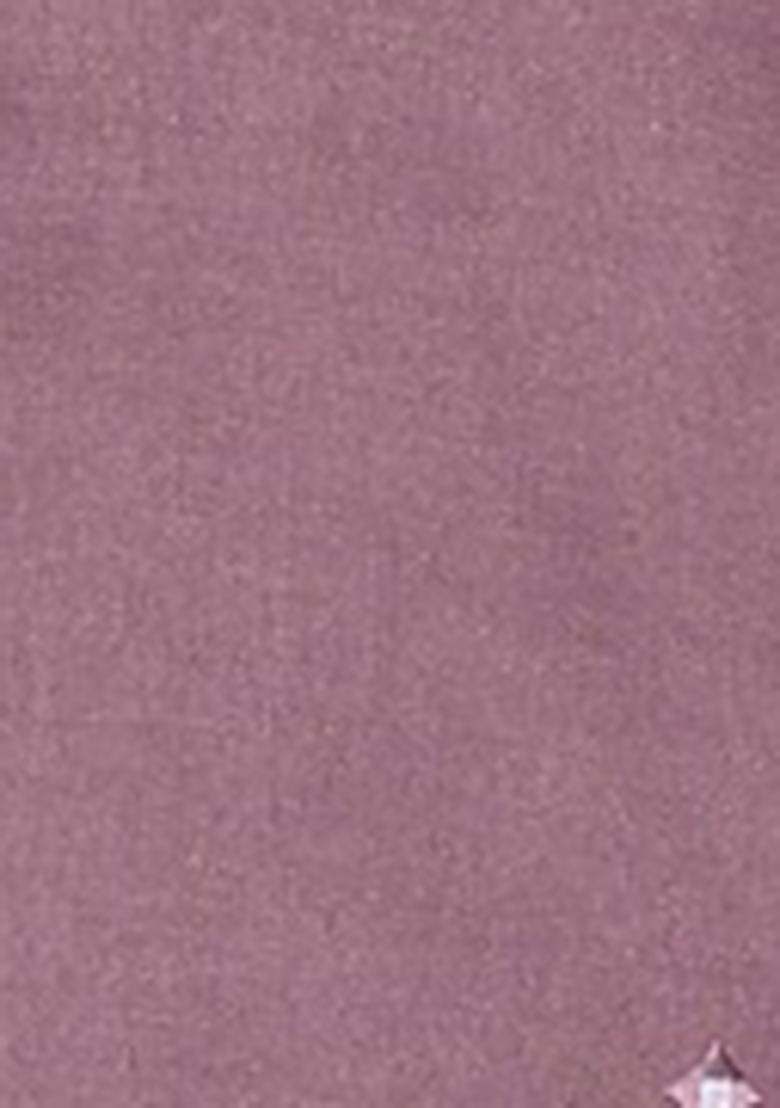 Purple Embroidered Silk Kurta Set For Men