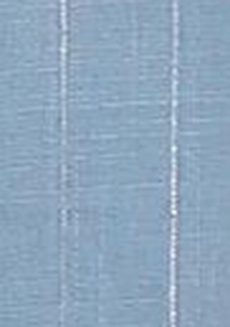 Charcoal Slub Cotton Silver Weaving Mens Kurta Pyjama For Men