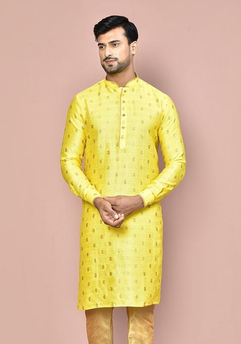 Yellow Kurta For Men