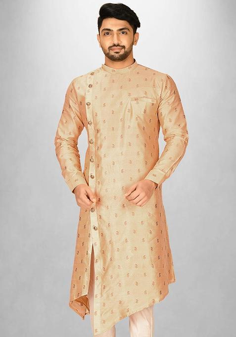 Beige Kurta For Men