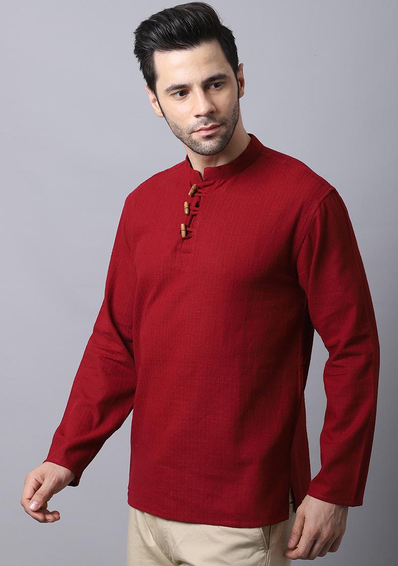 Black Solid Linen Blend Nehru Jacket For Men - Indya