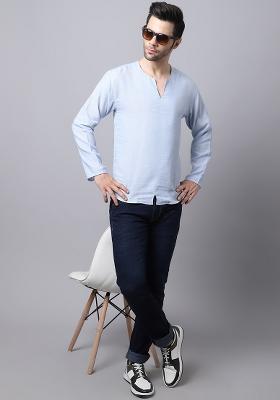 Brown Solid Cotton Nehru Jacket For Men