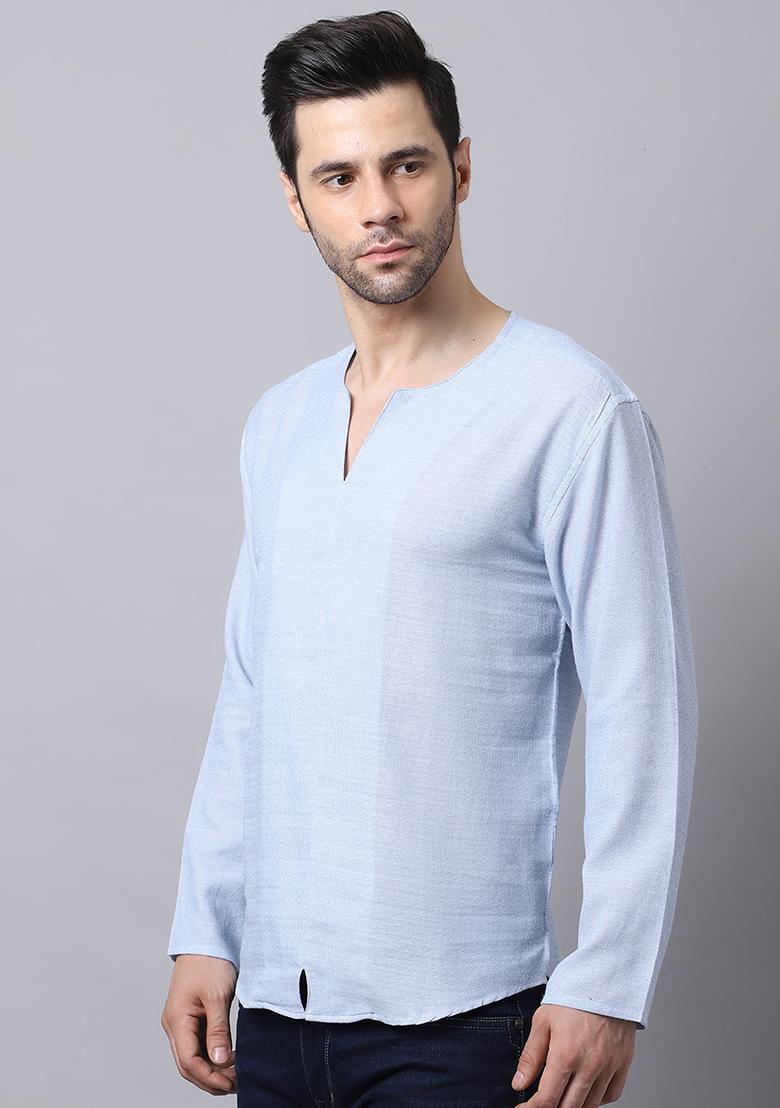 Brown Solid Cotton Nehru Jacket For Men