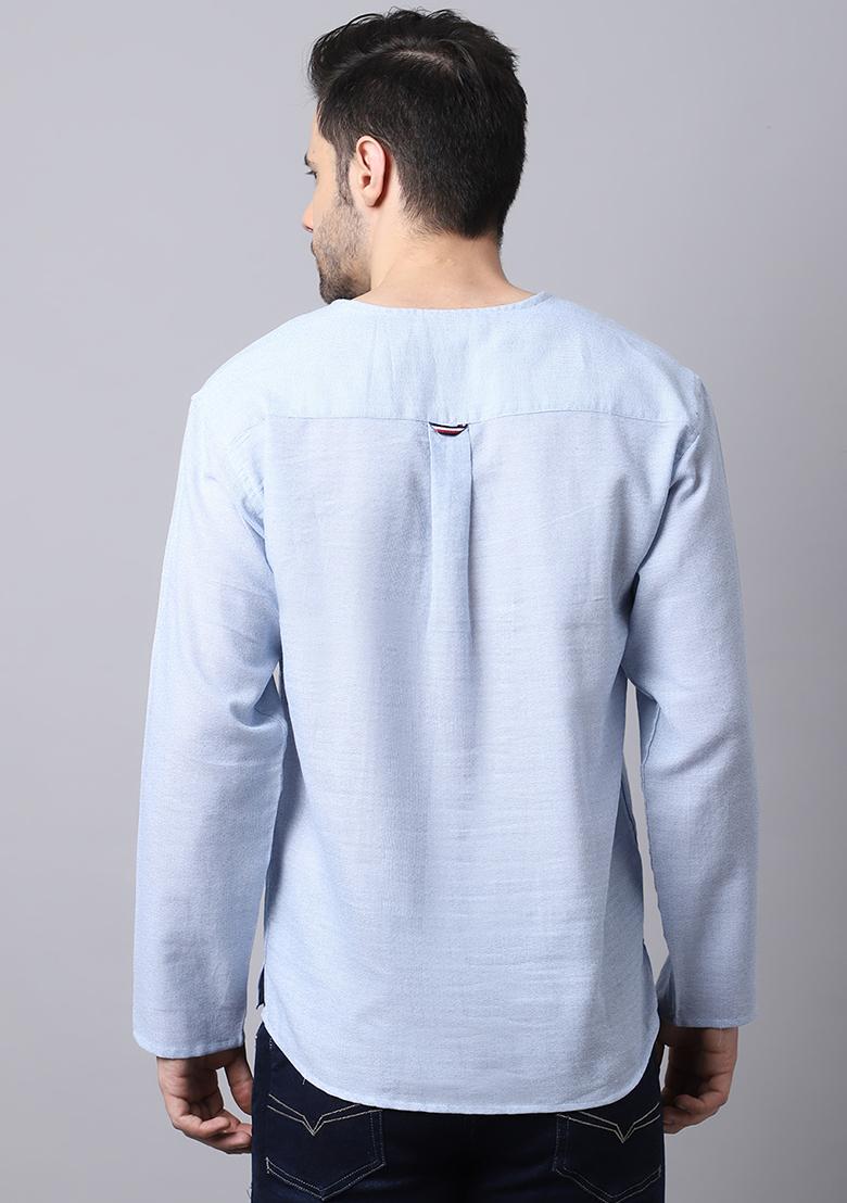 Brown Solid Cotton Nehru Jacket For Men