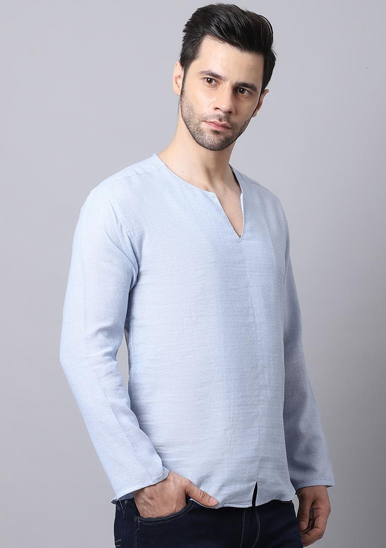 Brown Solid Cotton Nehru Jacket For Men