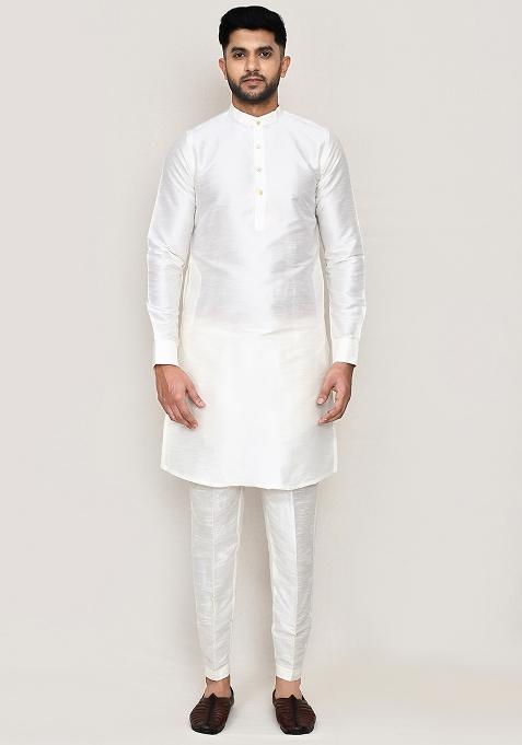 Peach Seqqunce Work Art Silk Nehru Jacket For Men