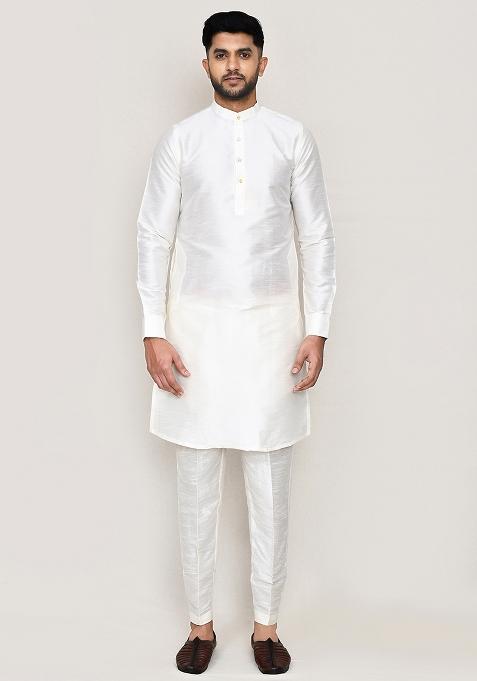 Yellow Jacquard Jacquard Silk Nehru Jacket For Men