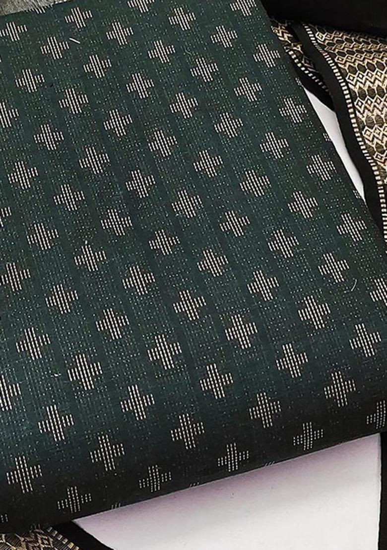 Green Solid Pure Cotton Kurta Set