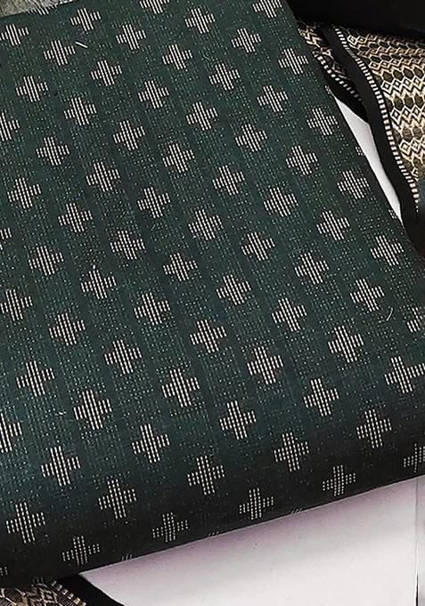 Green Solid Pure Cotton Kurta Set