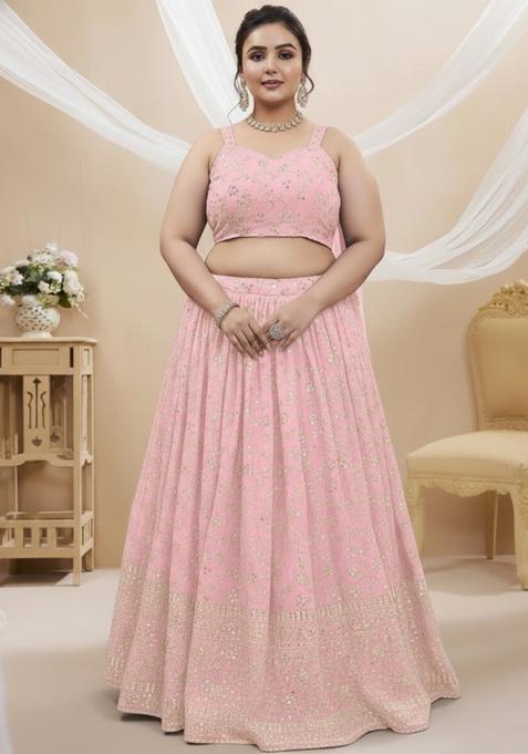 Pista Zari Woven Kanchipuram Lehenga Set
