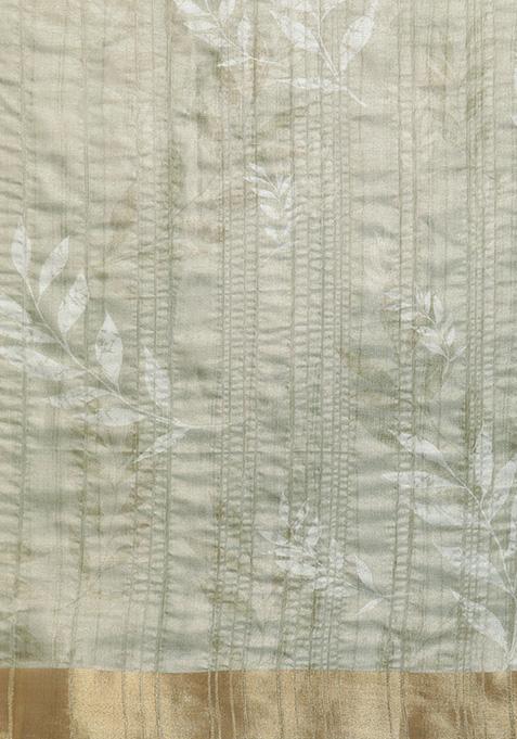 Maroon Floral Digital Print Soft Silk Saree Set