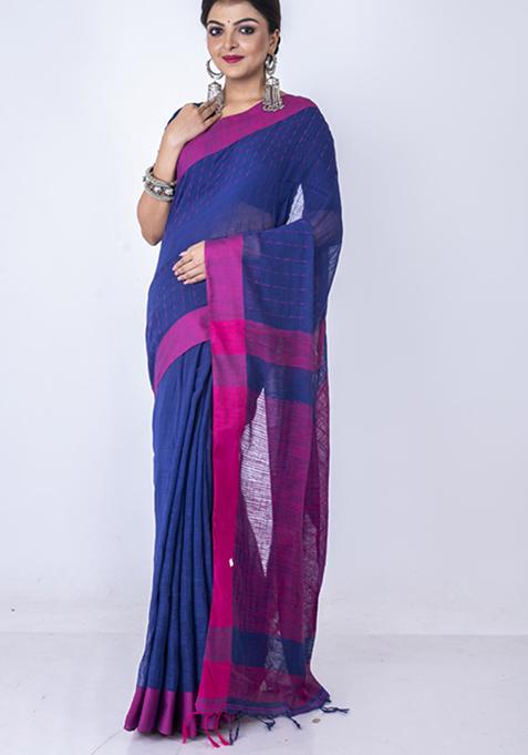 Multicolour Bengal Saree Set