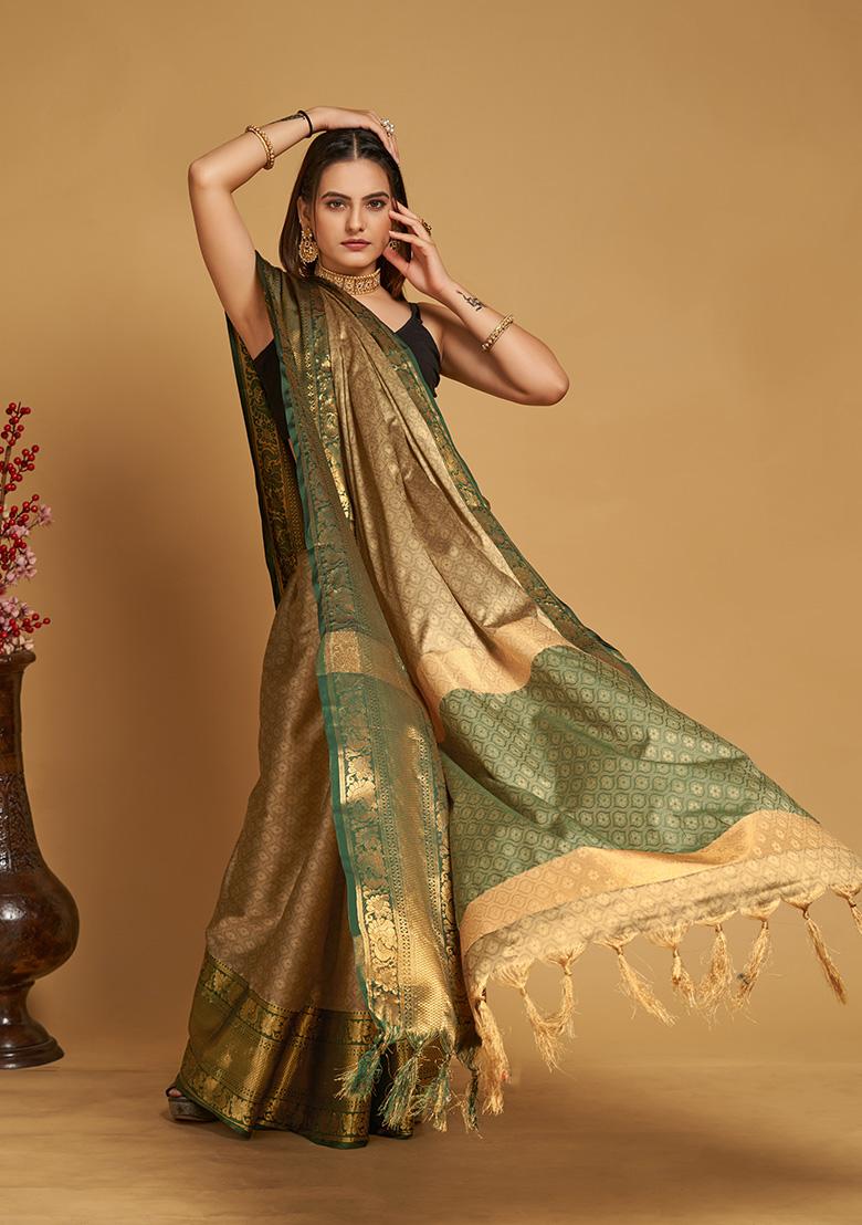 sari Light Purple Silk Woven Zari Saree|SARV129826