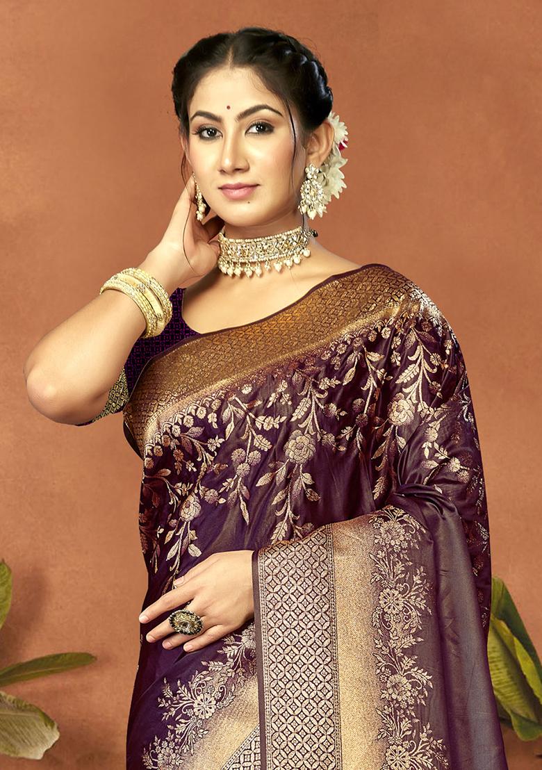 Cream Ikat Print Cotton Saree Set