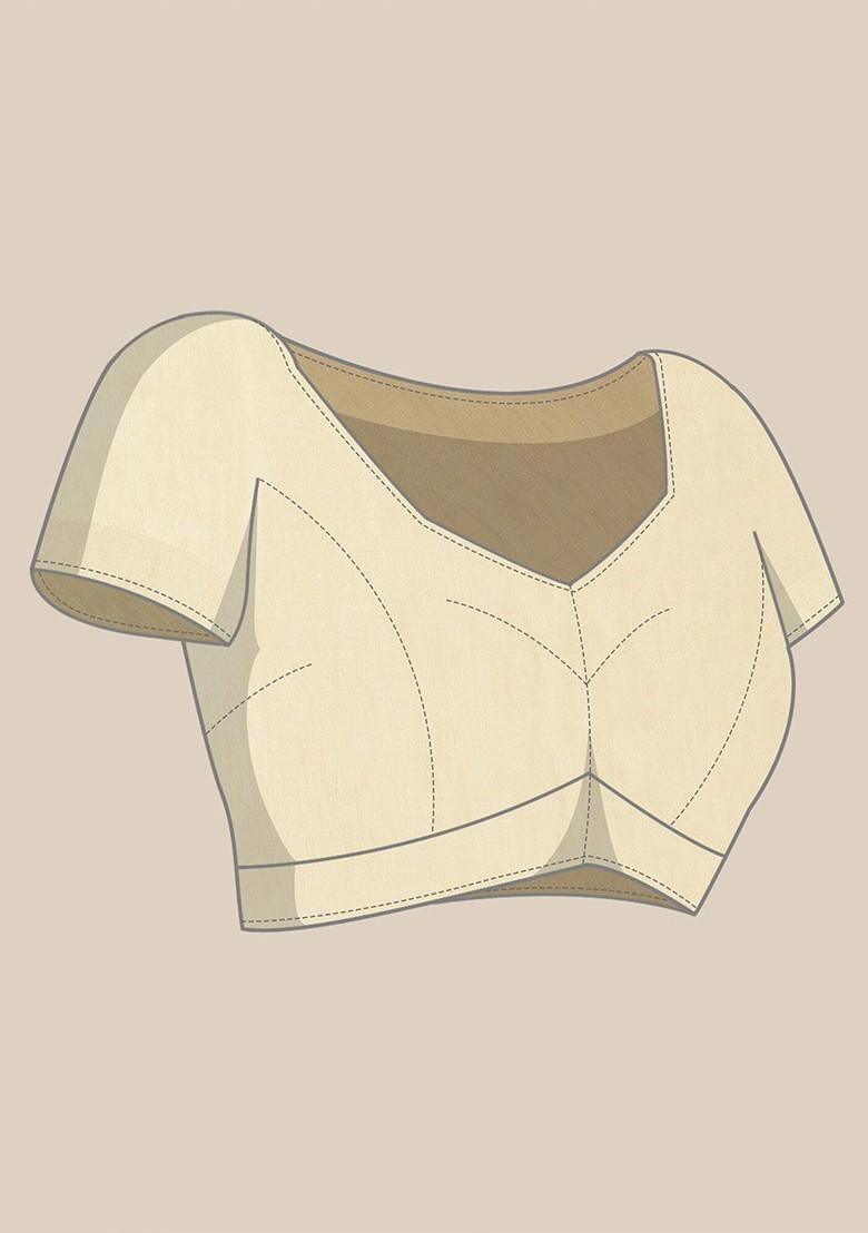 Yellow And Green Embellished Embroidered Organza Saree Set