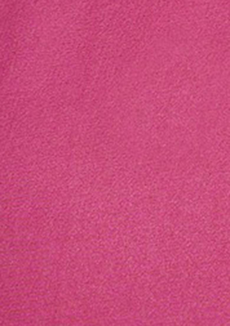 Onion Pink Woven Georgette Saree Set