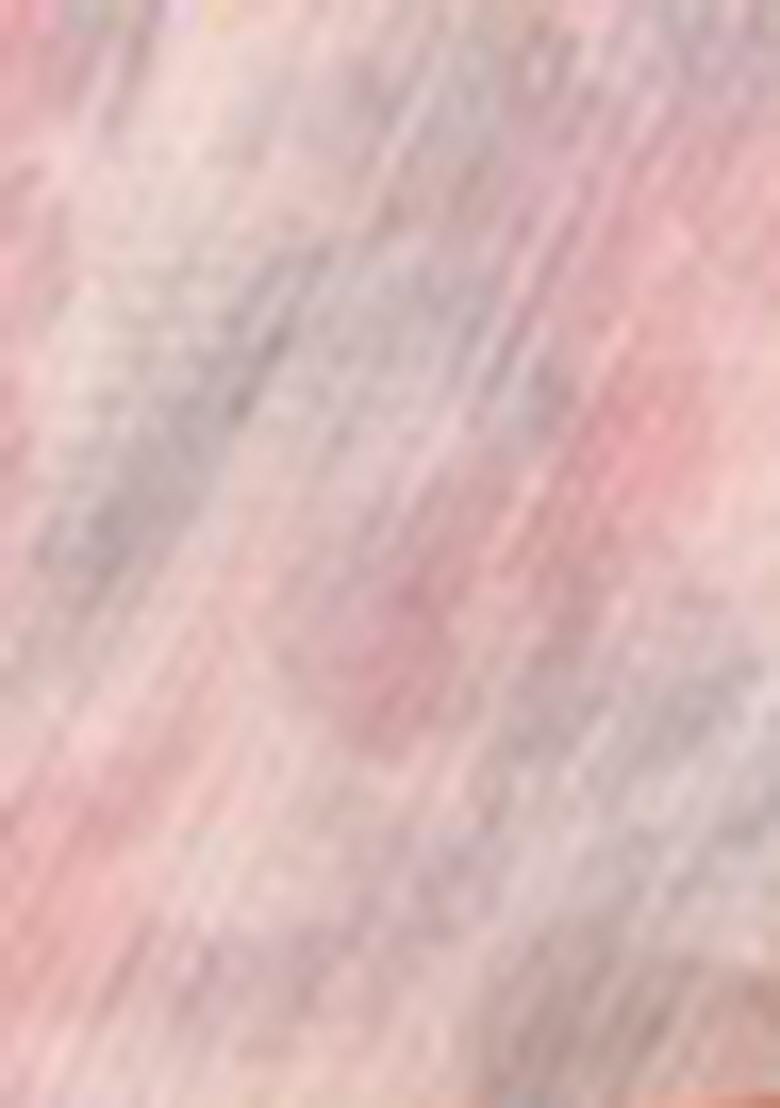 Orange Printed Cotton Saree Set