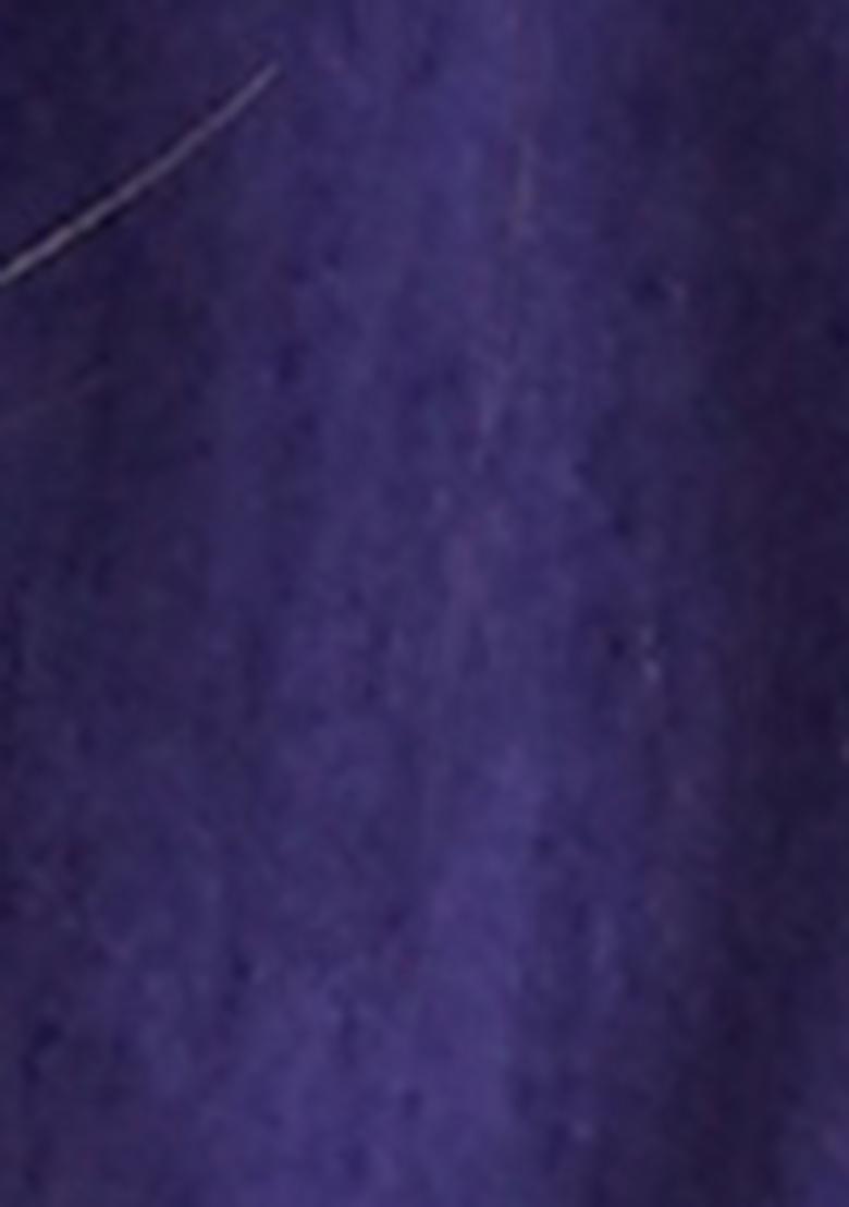 Blue Sequin Thread Embroidered Georgette Saree Set