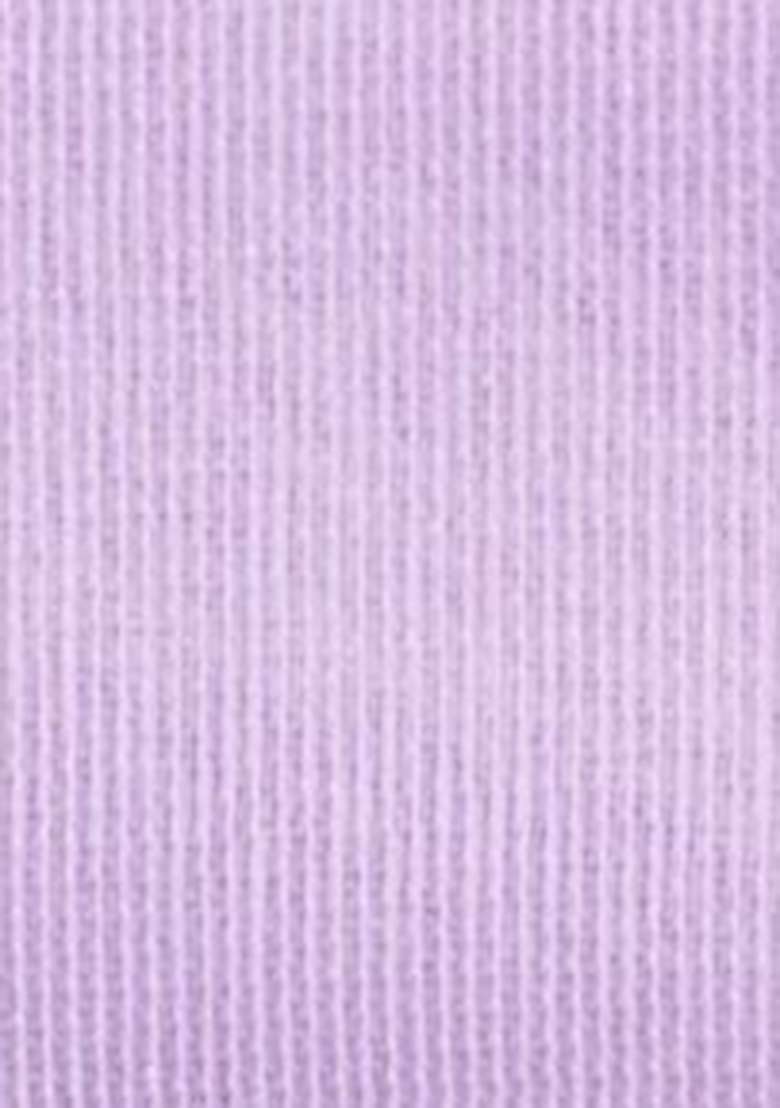 Purple Sequin Embroidered Twill Net Saree Set - Indya