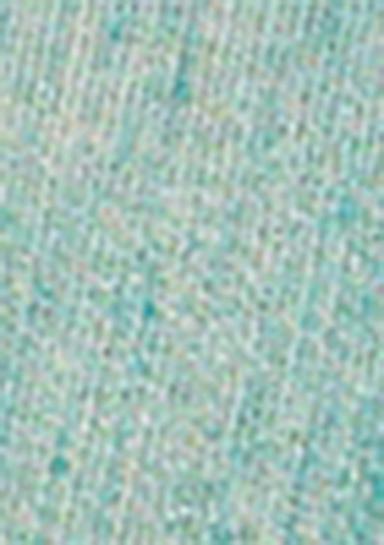 Sky Blue Zari Woven Khadi Organza Saree Set