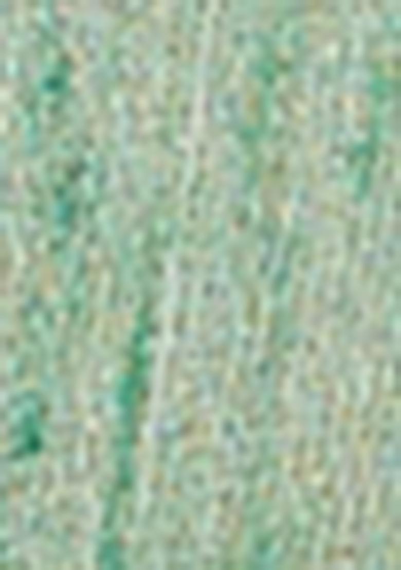 Green Zari Woven Khadi Organza Saree Set