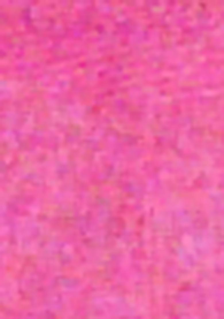 Pink Zari Woven Staple Cotton Saree Set