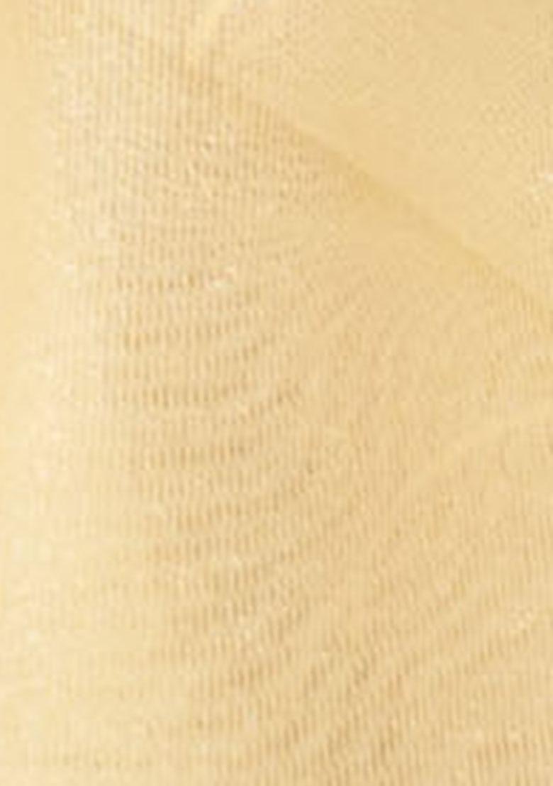 Cream Woven Sequin Embroidered Organza Saree Set