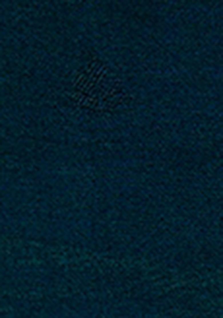 Teal Zari Woven Staple Cotton Saree Set