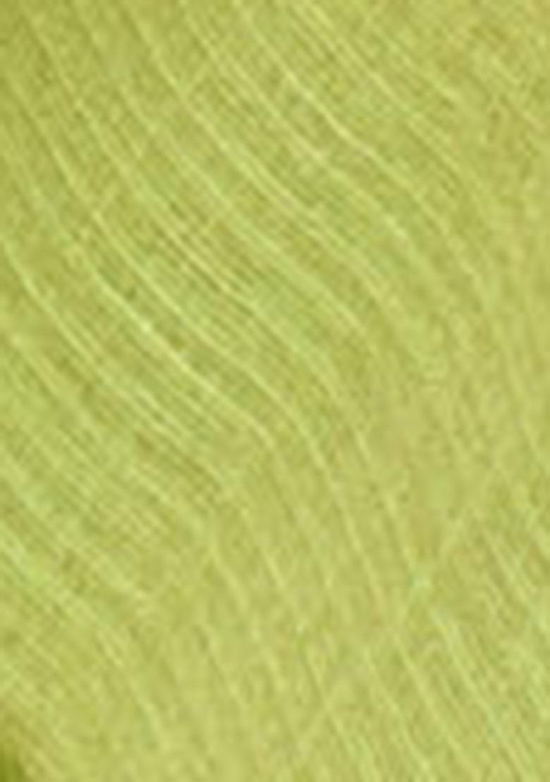 Mehendi Green Woven Cotton Silk Saree Set