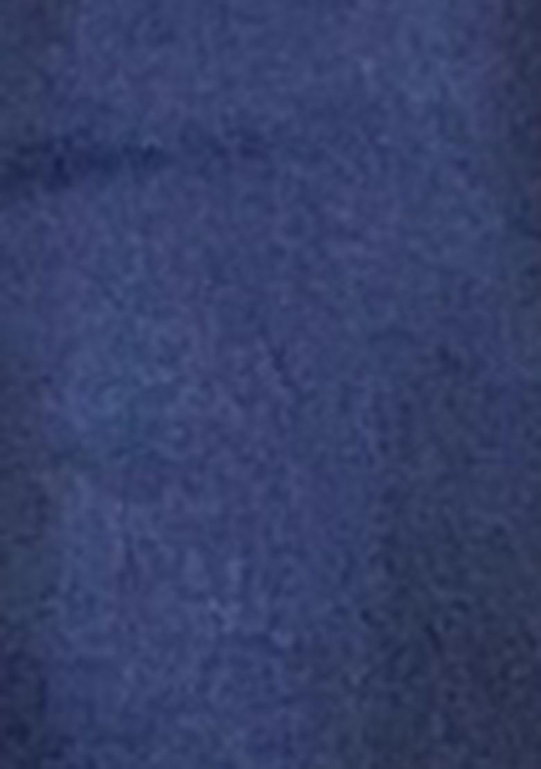 Blue Zari Woven Soft Silk Saree Set