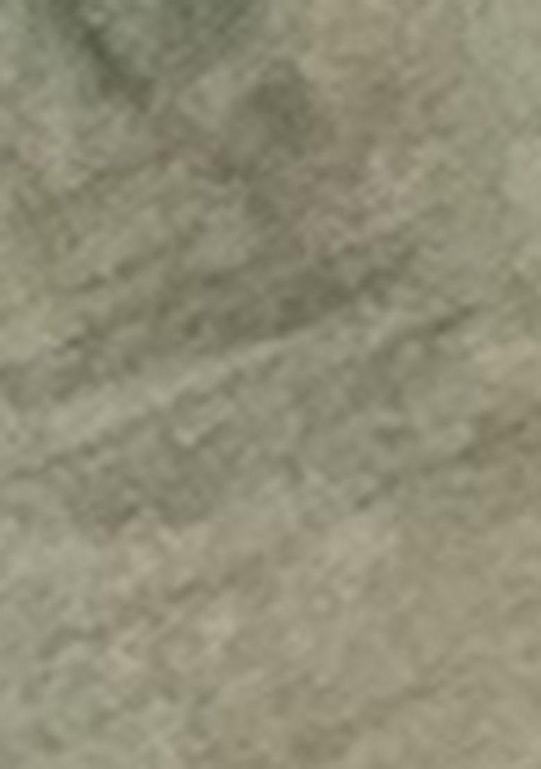 Green Printed Zari Embroidered Jimmy Choo Saree Set