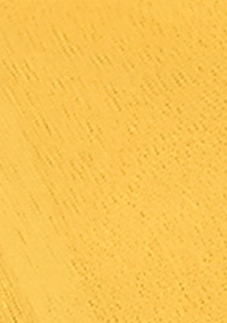 Yellow Thread Embroidered Soft Net Saree Set