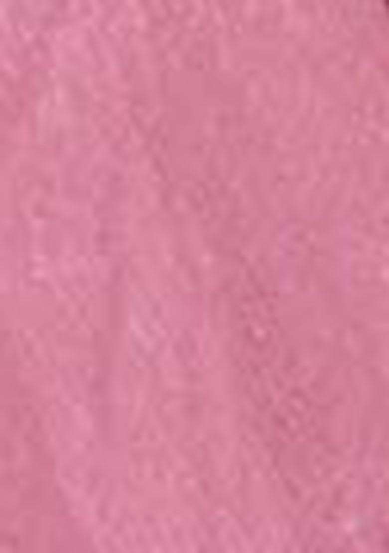 Pink Printed Poly Blend Saree Set - Indya