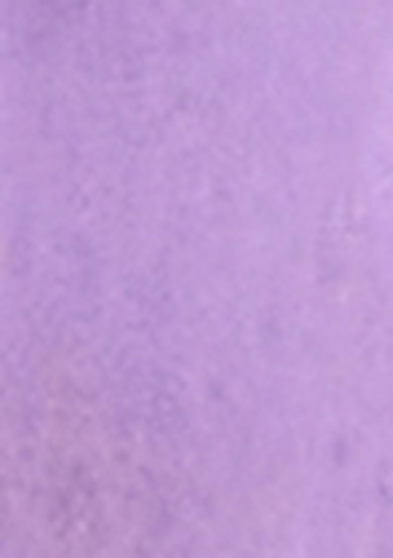 Lavender Zari Woven Satin Silk Saree Set