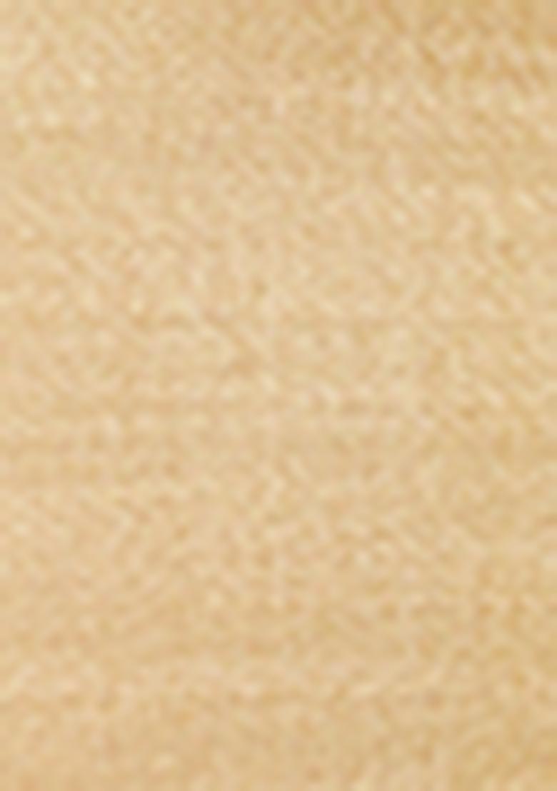 Chiku Brown Zari Woven Linen Saree Set