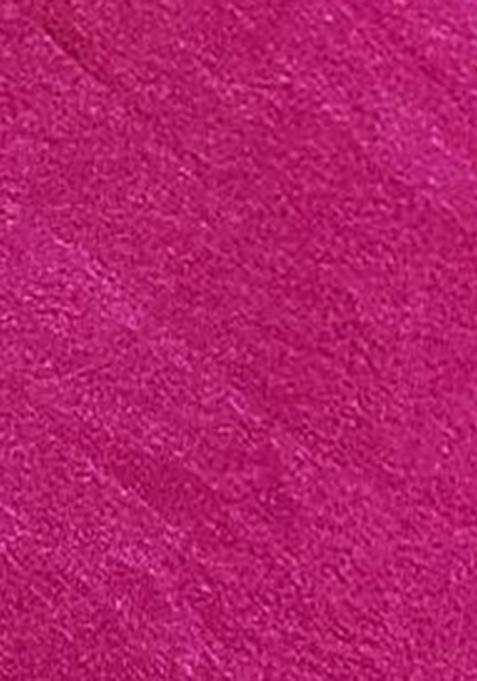 Magenta Zari Thread Embroidered Pashmina Silk Saree Set