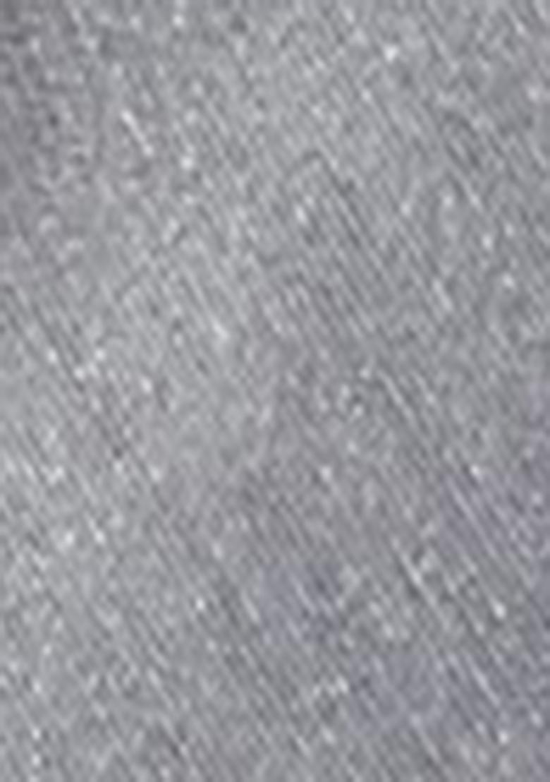 Grey Zari Thread Embroidered Pashmina Silk Saree Set