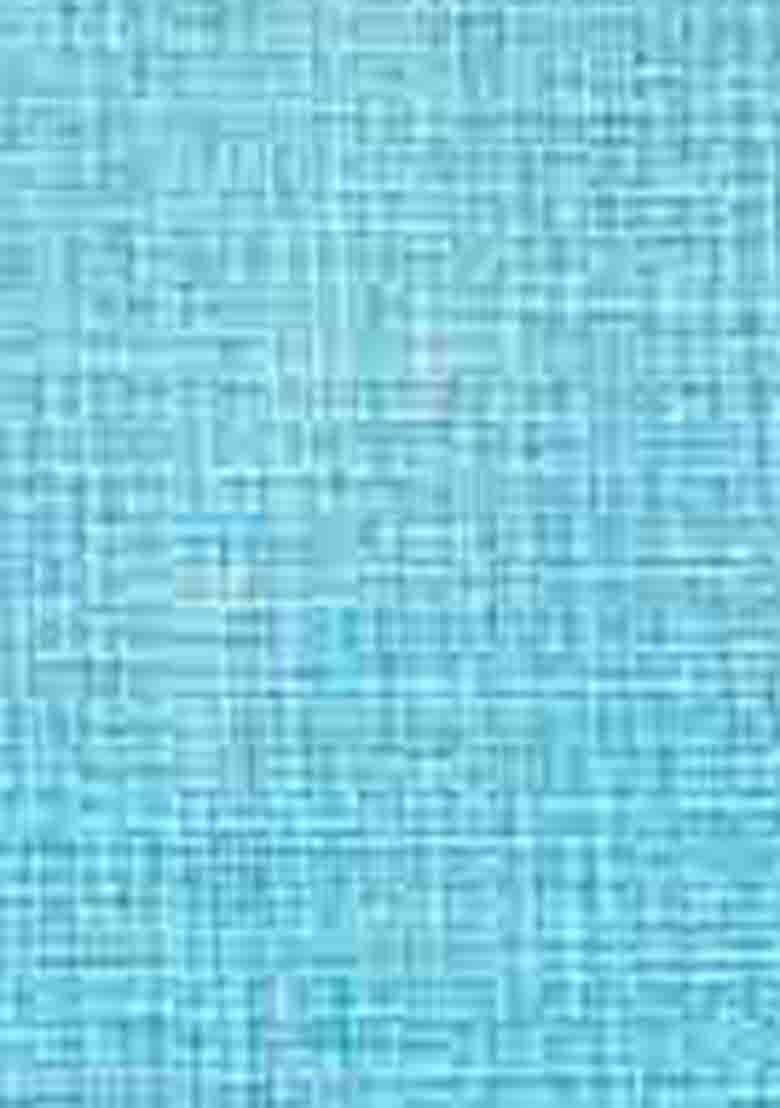 Blue Digital Print Linen Blend Saree Set