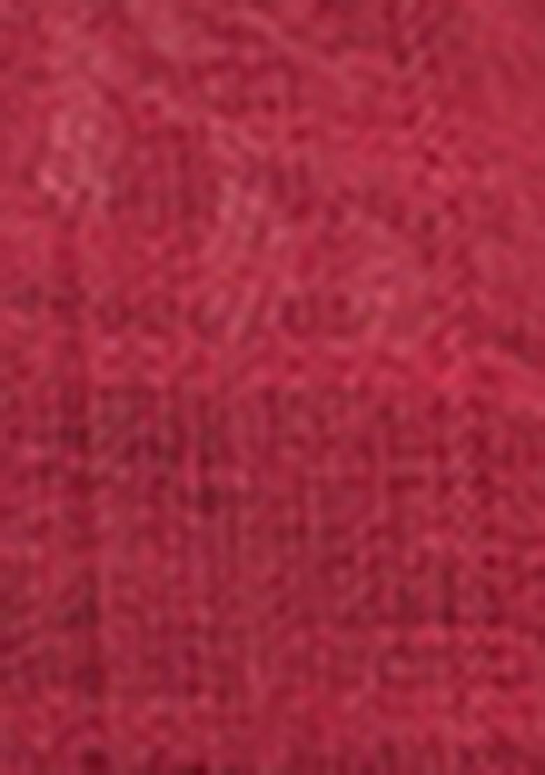 Pink Digital Print Linen Blend Saree Set