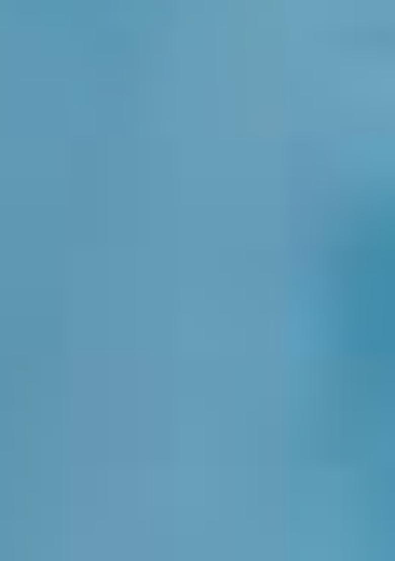 Blue Digital Print Chinon Saree Set