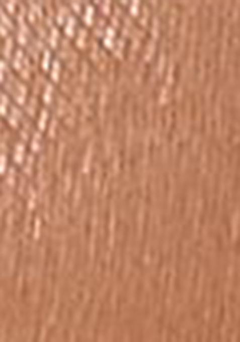 Peach Thread Embroidered Tissue Net Saree Set