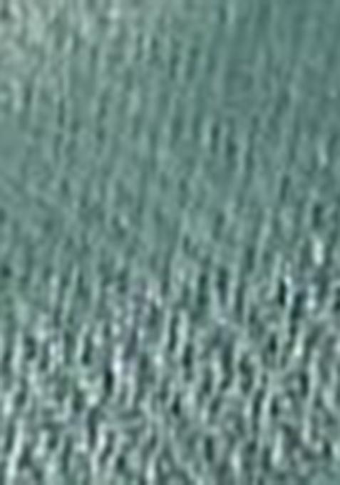 Grey Sequin Thread Embroidered Tissue Net Saree Set