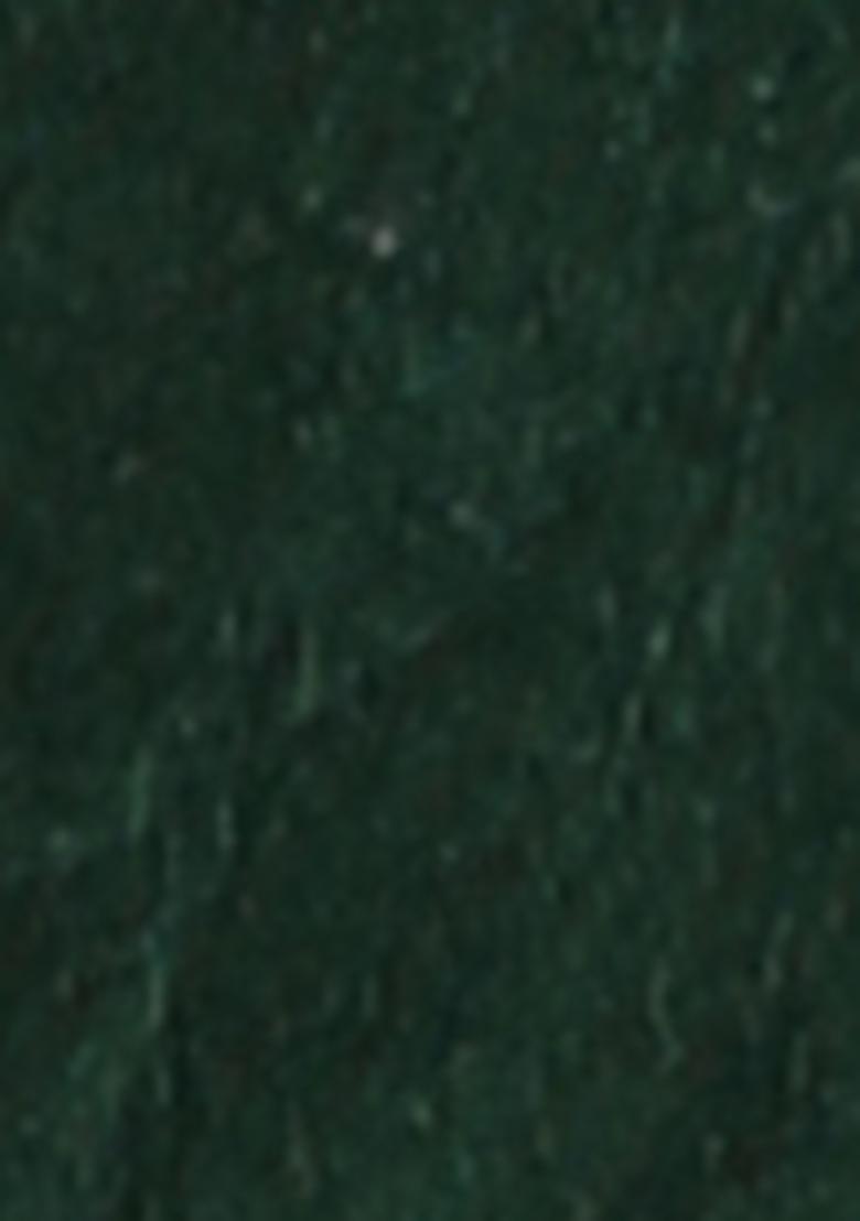 Dark Green Zari Work Silk Saree Set