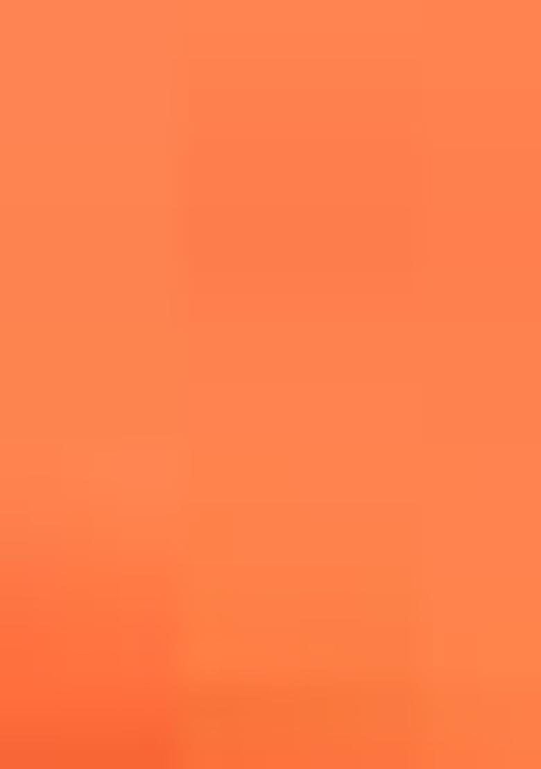 Orange Solid Silk Saree Set