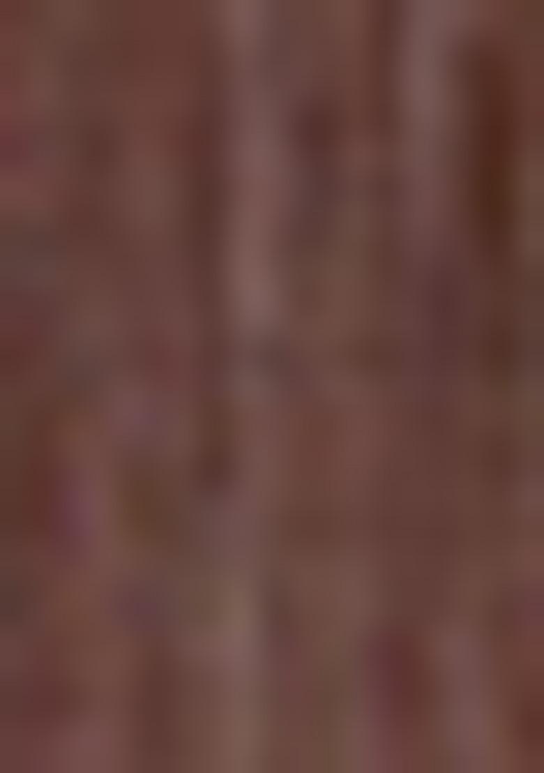 Brown Floral Printed Cotton Saree