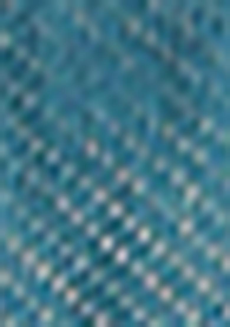 Teal Zari Embroidered Art Silk Saree