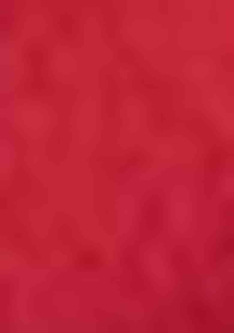 Red Woven Banarasi Silk Saree Set