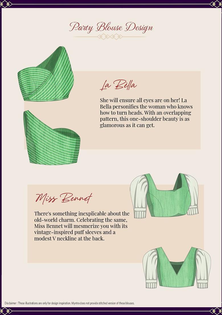 White Printed Organza Saree Set