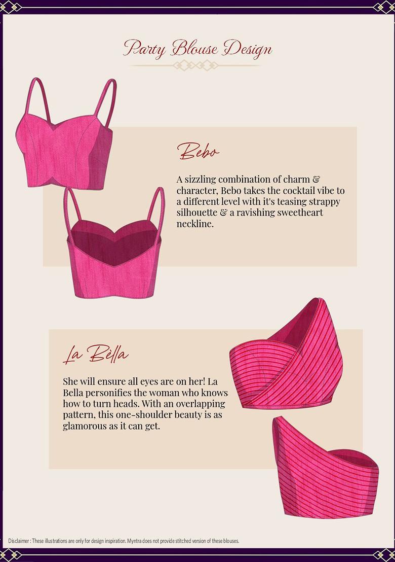 White Printed Organza Saree Set