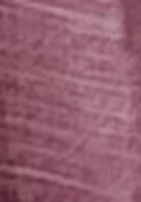 Pink Printed Linen Saree